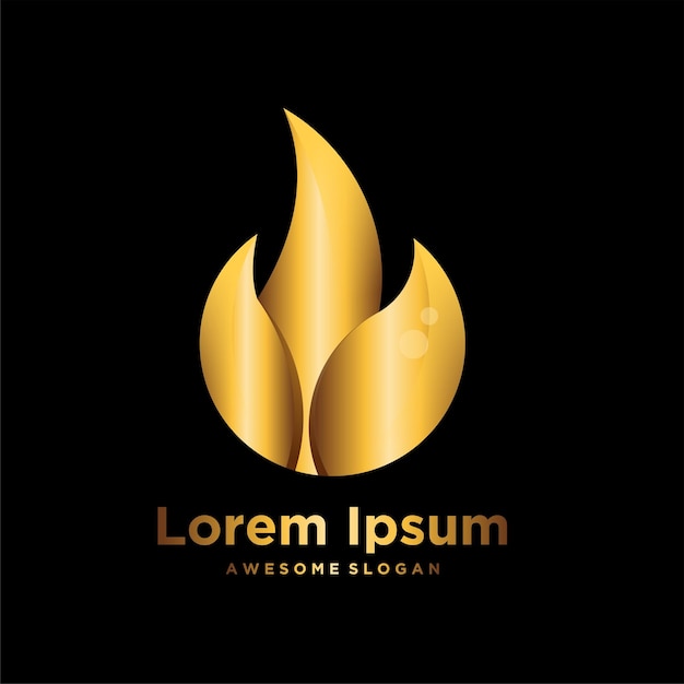 Logo Unikalny Gradientowy Luksusowy Projekt Ilustracji