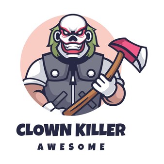 Logo zabójcy klauna