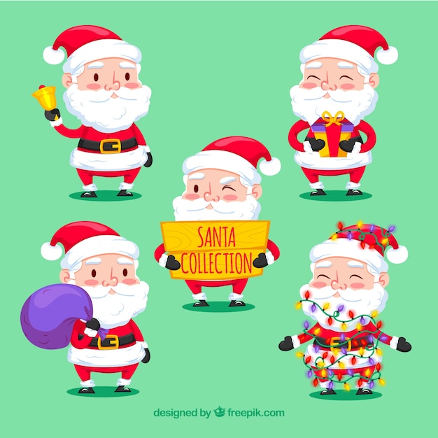 Lovely Santa Claus Charakter Pack