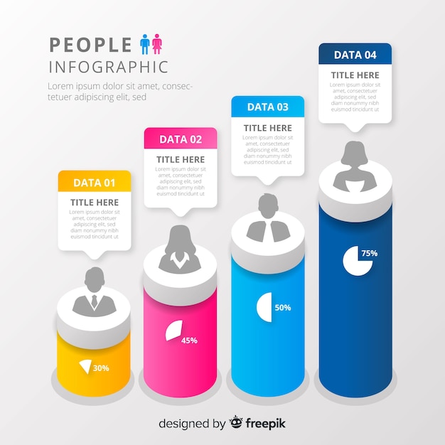 Ludzie Infografika