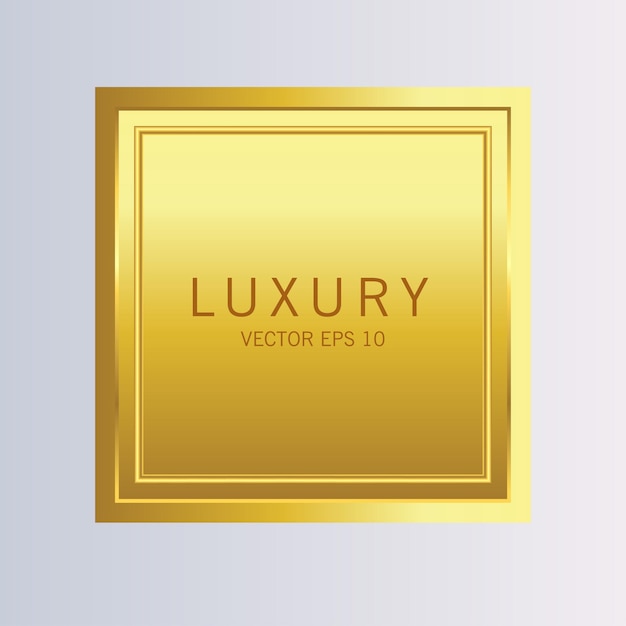 Bezpłatny wektor luksusowe złote odznaki i etykiety najwyższej jakości ilustracji wektorowych produktu