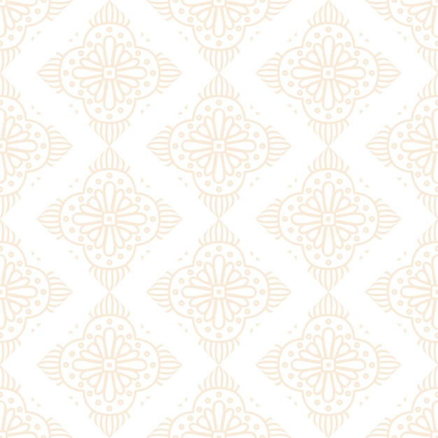 Luksusowy ozdobny mandali wzór w kolorze złotym