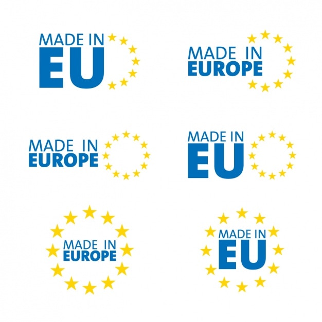Bezpłatny plik Wektor made in europe, symbole