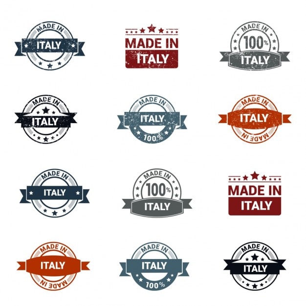 Made In Italy Stamp