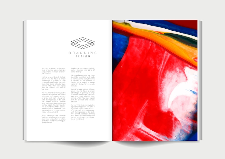Bezpłatny plik Wektor magazyn z pomysłami na branding