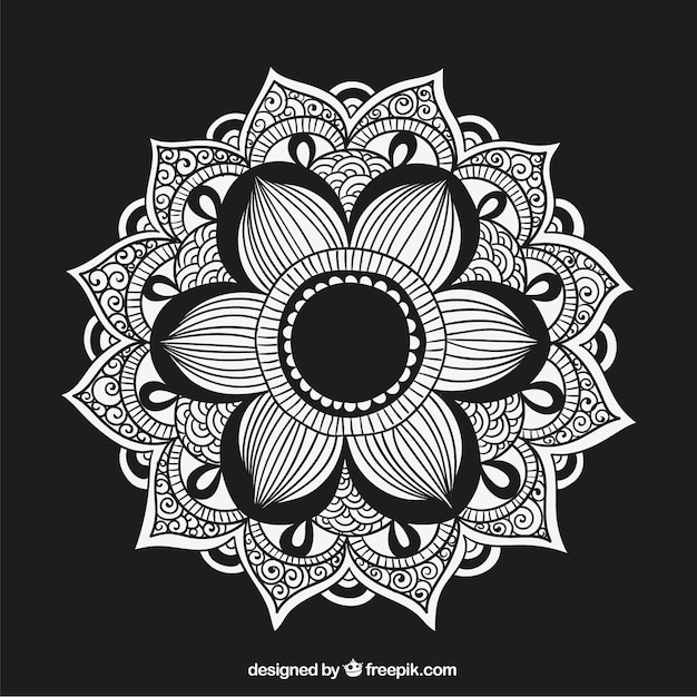 Bezpłatny wektor mandala design