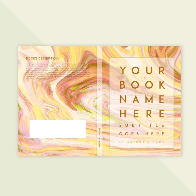 Marmur Textured Book Cover Template