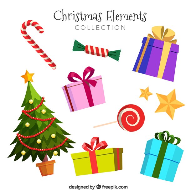 Merry Christmas elementy