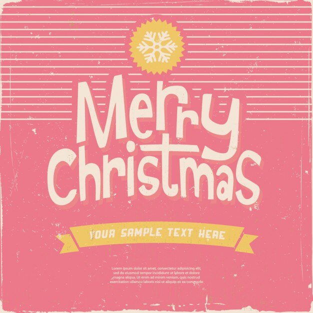 Bezpłatny plik Wektor merry christmas grunge label