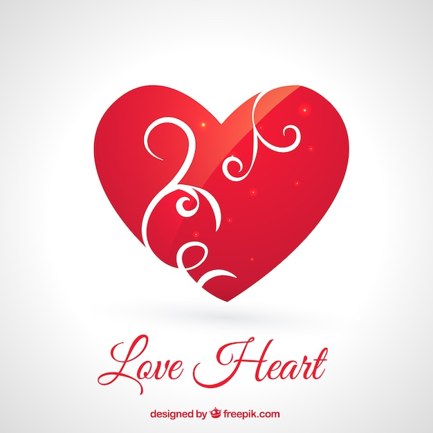 Bezpłatny wektor miłość serce