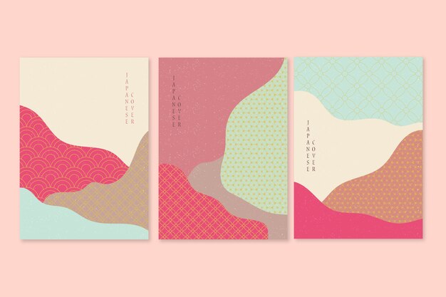 Minimalistyczna japońska kolekcja okładek