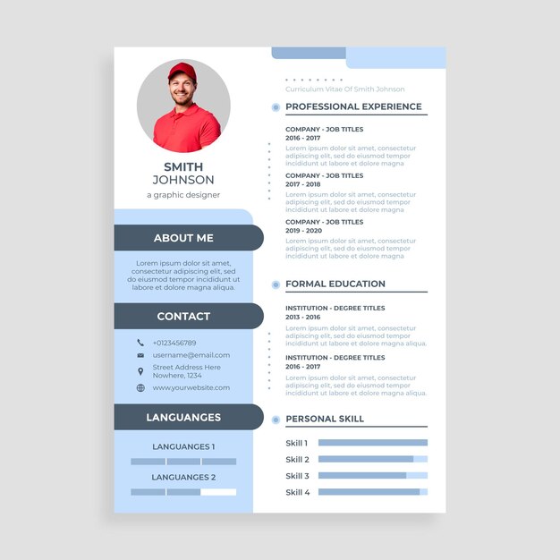 Minimalistyczne szablony CV