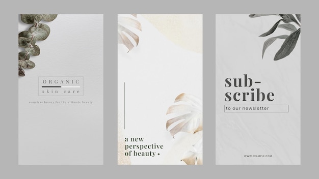 Bezpłatny wektor minimalistyczny zestaw szablonów do projektowania banerów marketingowych