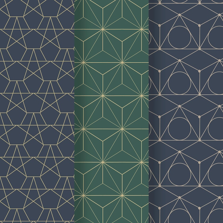 Bezpłatny plik Wektor minimalna kolekcja geometryczny wzór