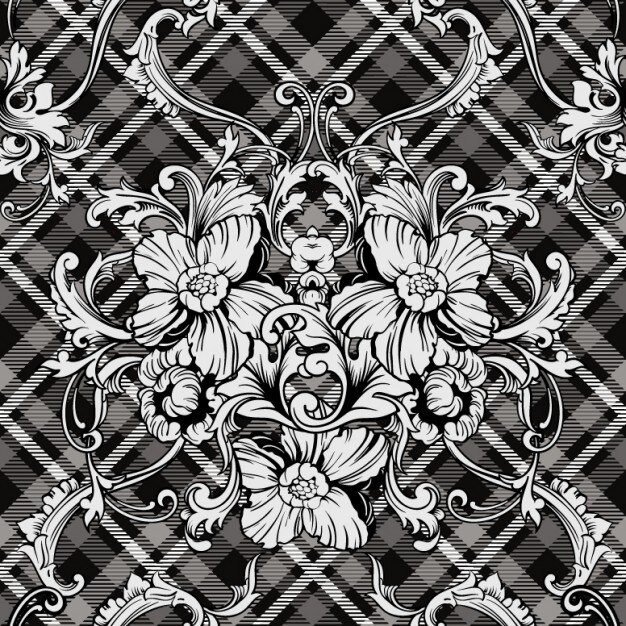 Monochromatyczne ornamenty