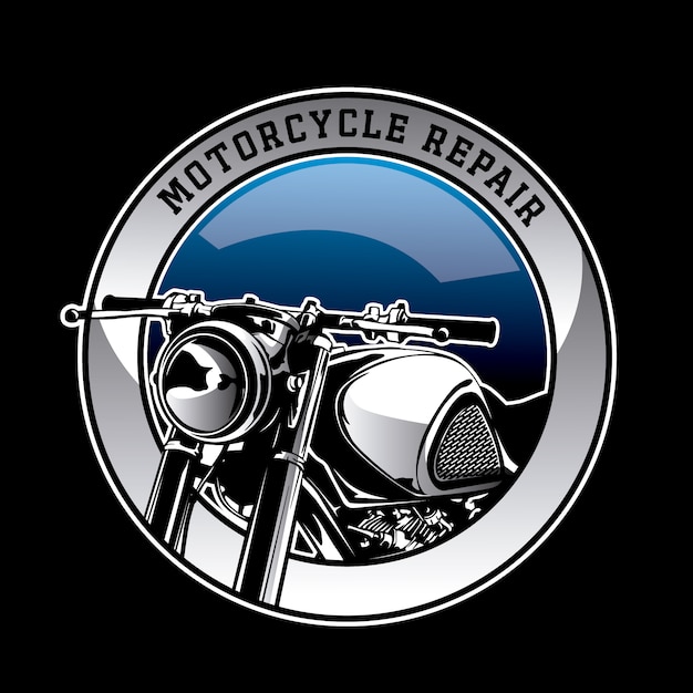 Motocykl tle logo