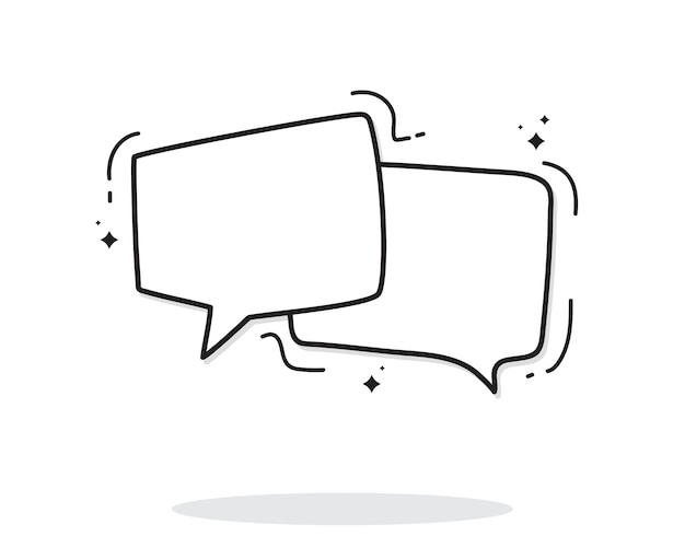 Mówiąc bańka ilustracja wektorowa sztuki