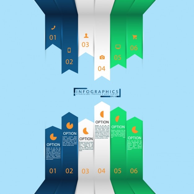 Multicolor Infografika Projekt