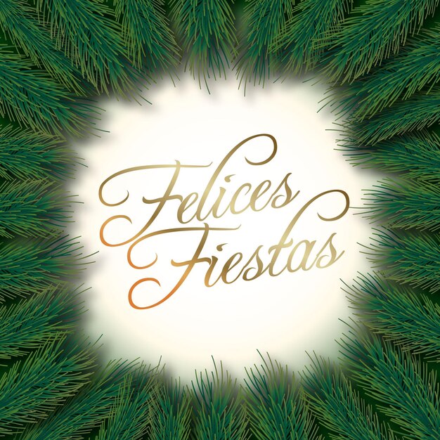 Napis Felices fiestas