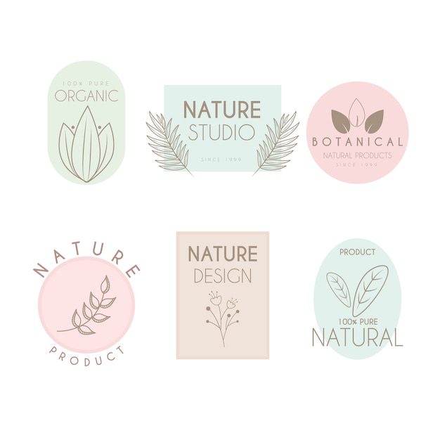 Naturalne Logo Firmy W Minimalistycznym Stylu