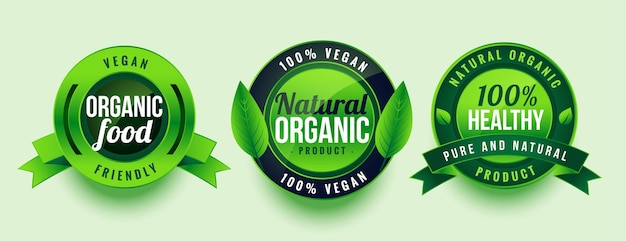 Naturalny Ekologiczny Projekt Zielonych Etykiet Zdrowej żywności