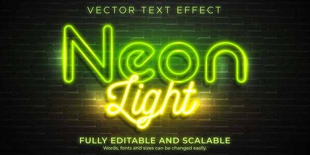 Neonowy efekt tekstowy