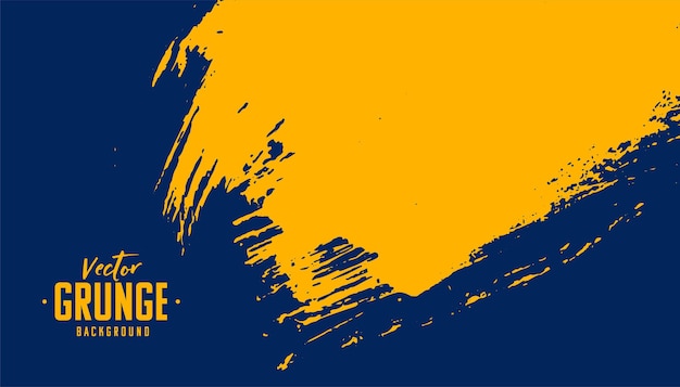 Niebieski i żółty streszczenie grunge tekstury tła projektowania