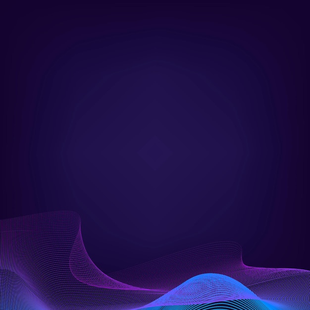 Niebieski Neonowy Wzór Tła Synthewave