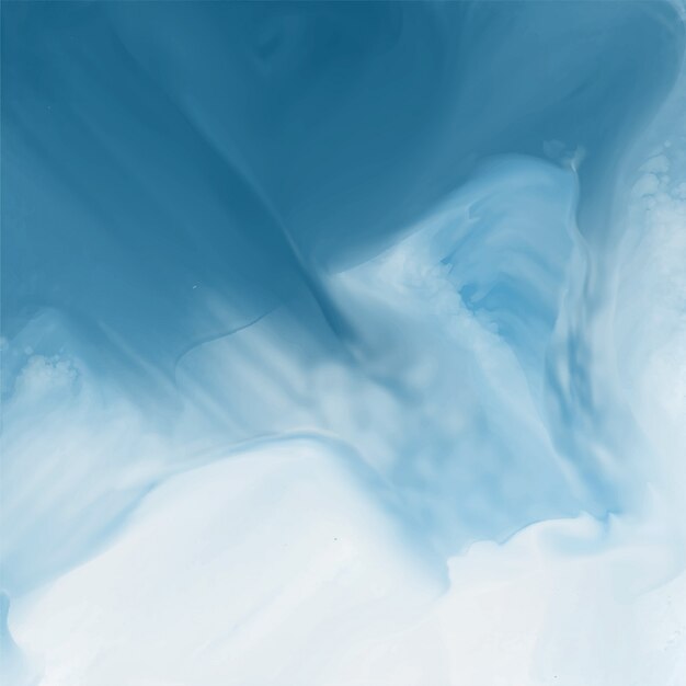 Niebieski przepływ tekstury tło akwarela