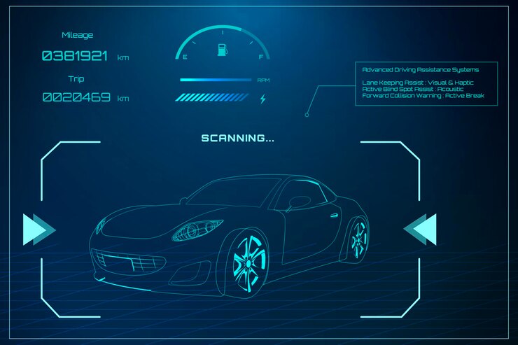 Bezpłatny plik Wektor niebieski sedan design motoryzacyjny