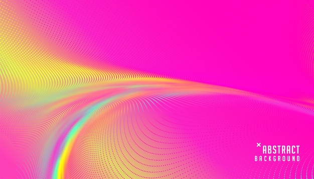 Niewyraźne jasne różowe kolory cząstek tła w abstrakcyjnym projekcie