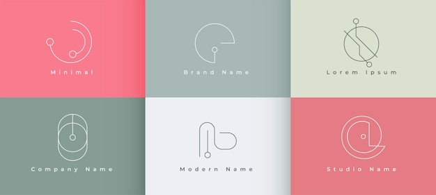 Nowoczesna, minimalistyczna koncepcja logo
