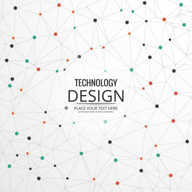 Bezpłatny wektor nowoczesna technologia w tle