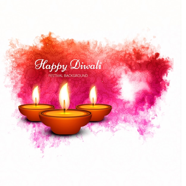 Nowoczesny elegancki design diwali