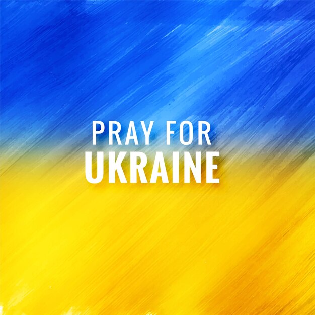Nowoczesny motyw flagi modli się o tło tekstury tekstu na Ukrainie