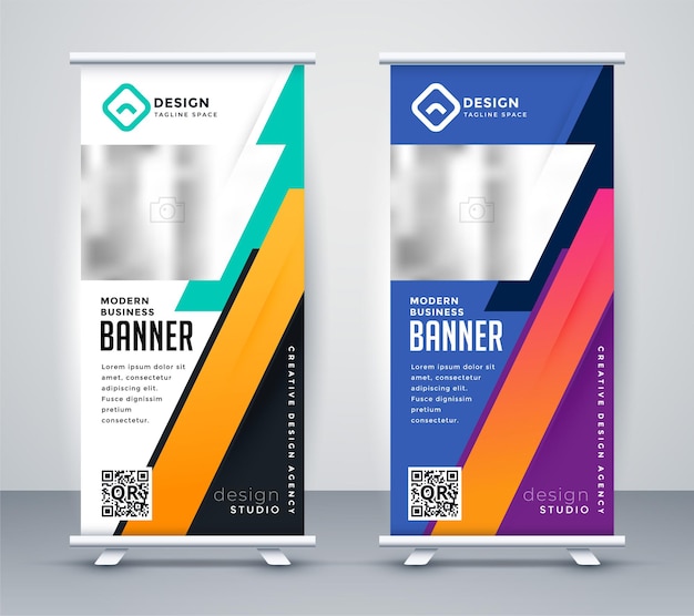 Nowoczesny Projekt Banera Roll Up Standee