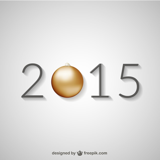 Bezpłatny wektor nowy rok 2015