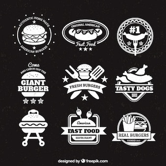 Odznaki burger