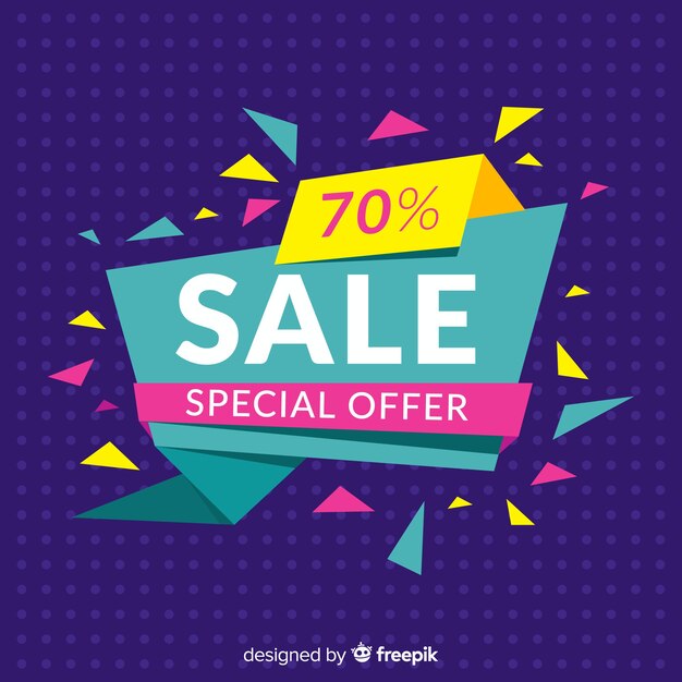 Oferta specjalna kolorowy baner