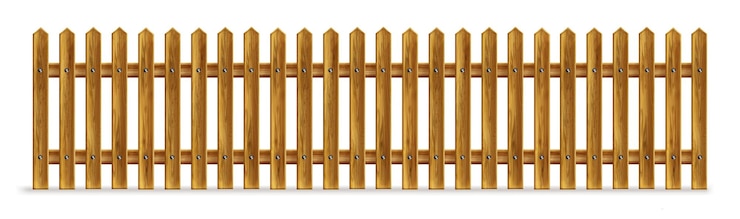 Bezpłatny plik Wektor ogrodzenie drewniane palisady palisady lub balustrady