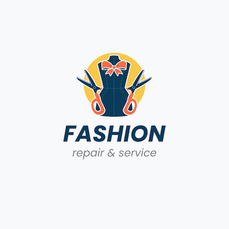 Bezpłatny plik Wektor okrągły szablon logo mody
