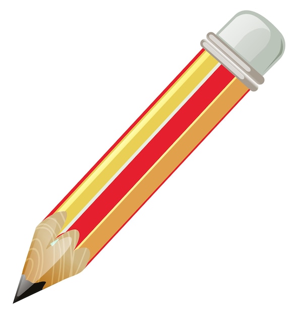 Bezpłatny wektor ołówek z ostrym ołówkiem
