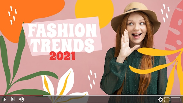 Organiczna płaska abstrakcyjna moda miniatura youtube