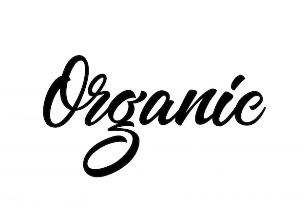 Organiczny Kaligraficzna Napis