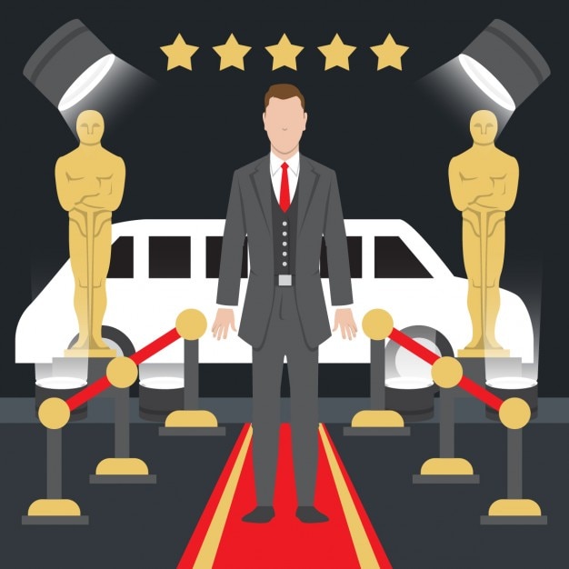 Bezpłatny plik Wektor oscar nagrody ilustracji