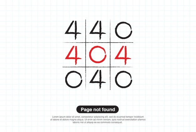 Ostrzeżenie o sieci internetowej 404 Błąd strony lub pliku nie znaleziono dla strony internetowej