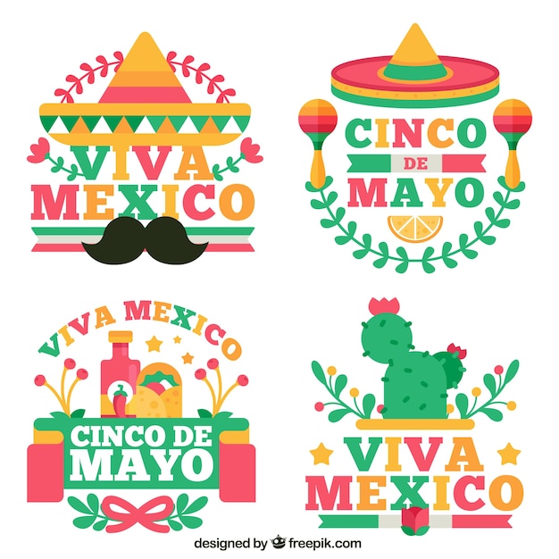 Pakiet Naklejek Dekoracyjnych Cinco De Mayo