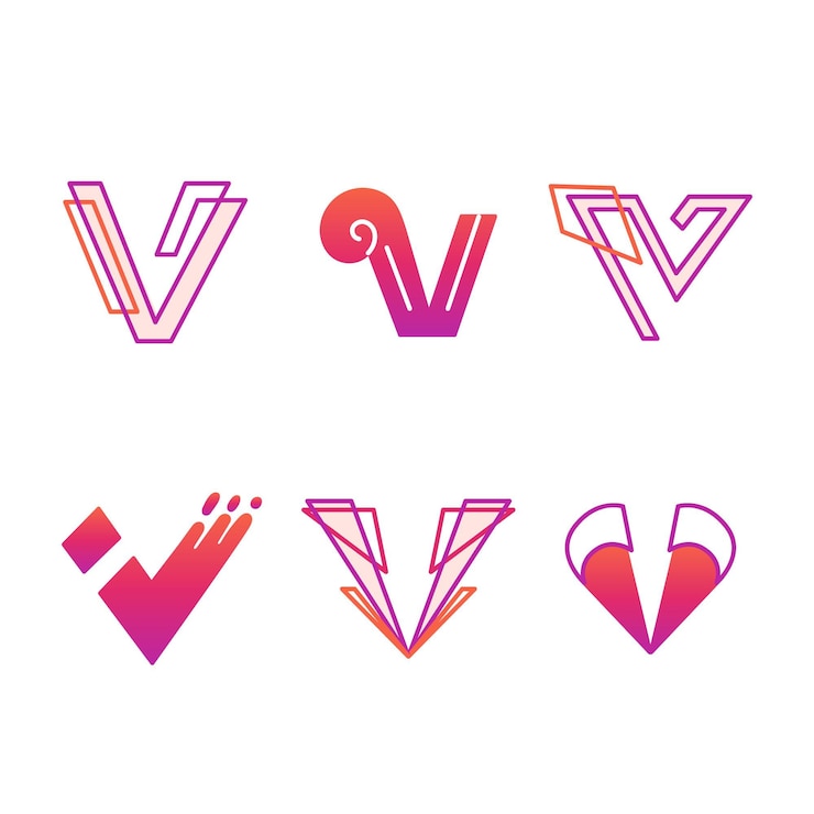Bezpłatny plik Wektor pakiet szablonów logo v.