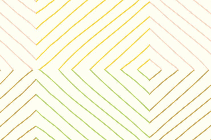 Bezpłatny plik Wektor pasiasty wzór tła, doodle wektor, prosta konstrukcja