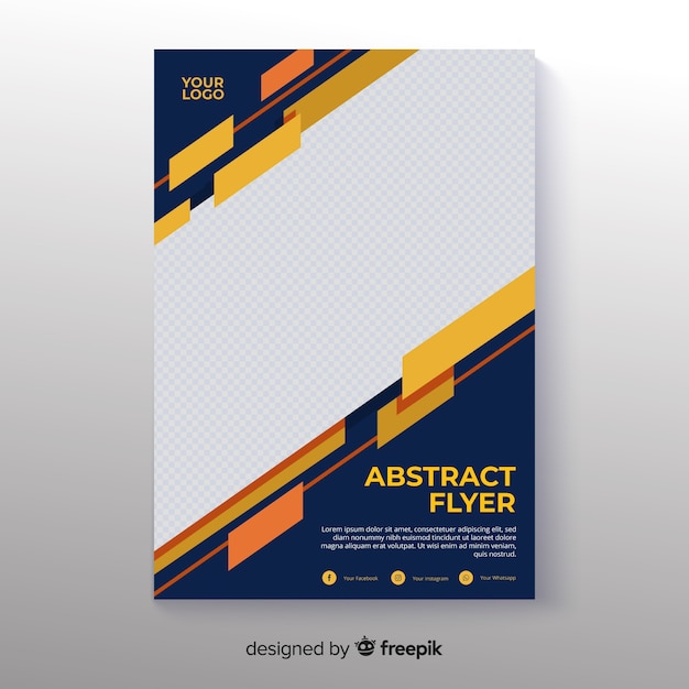 Photographic Abstract Flyer Template